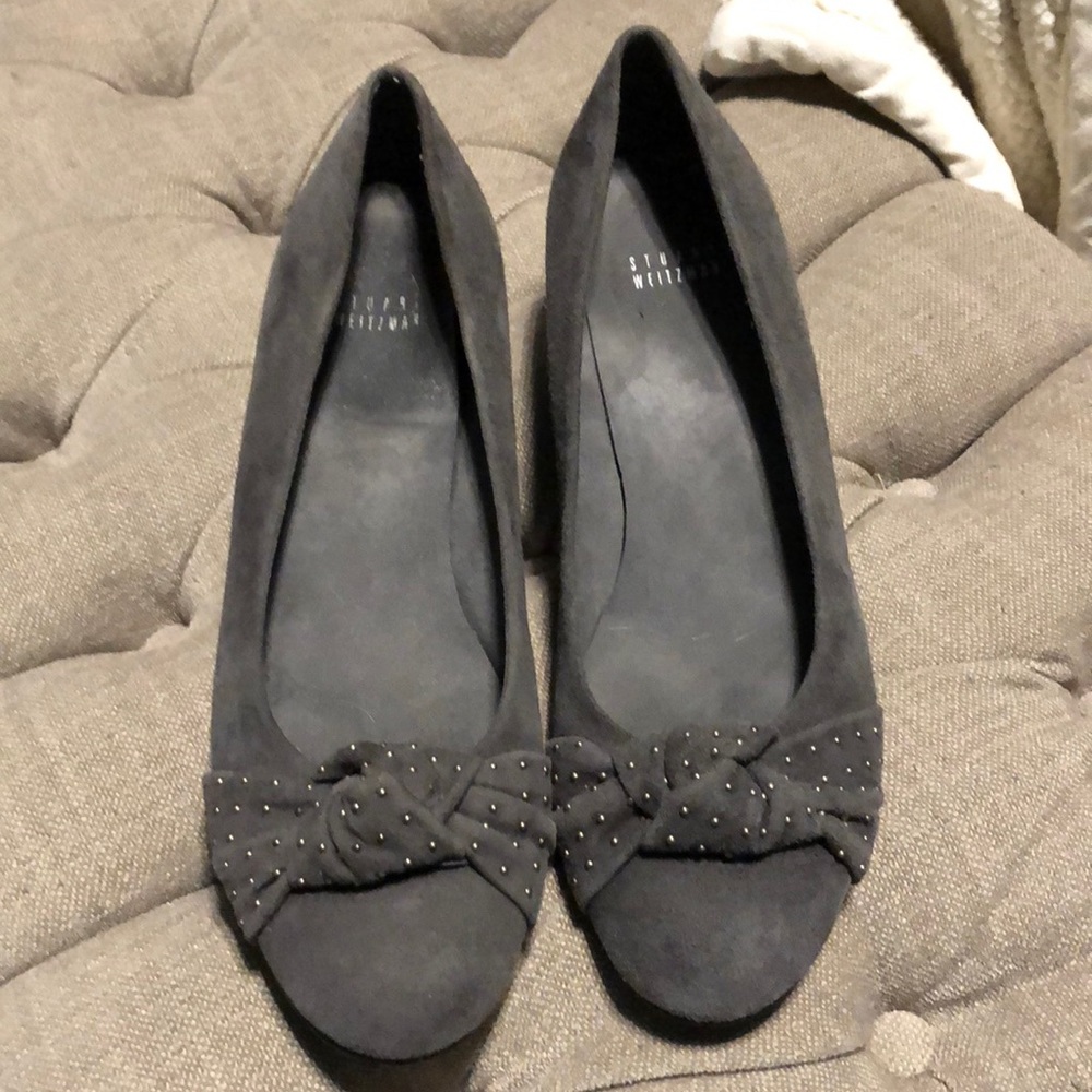 Stuart Weitzman Suede Wedges